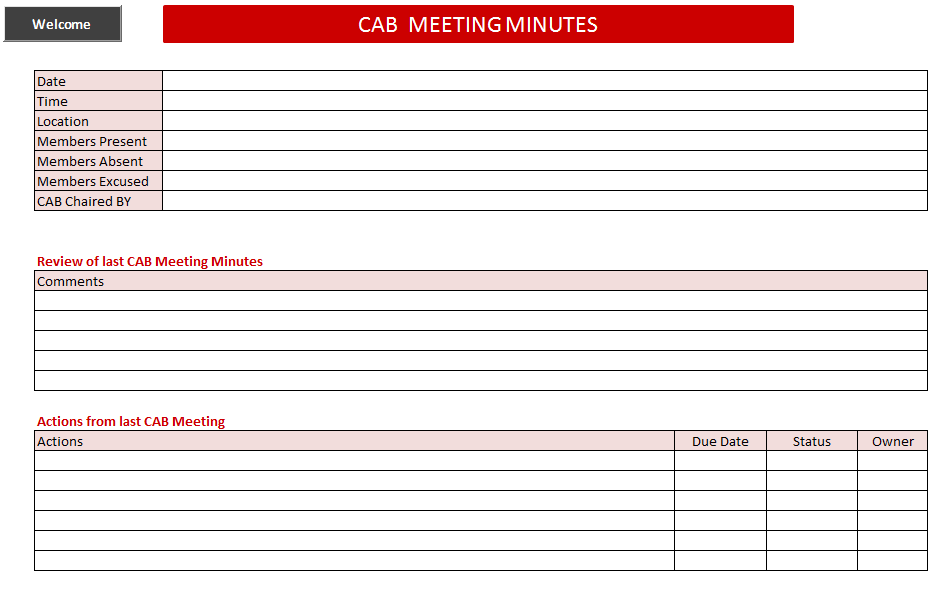 CAB Meeting Minutes